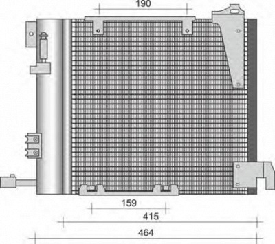 MAGNETI MARELLI 350203263000 -  Конденсатор, кондиционер